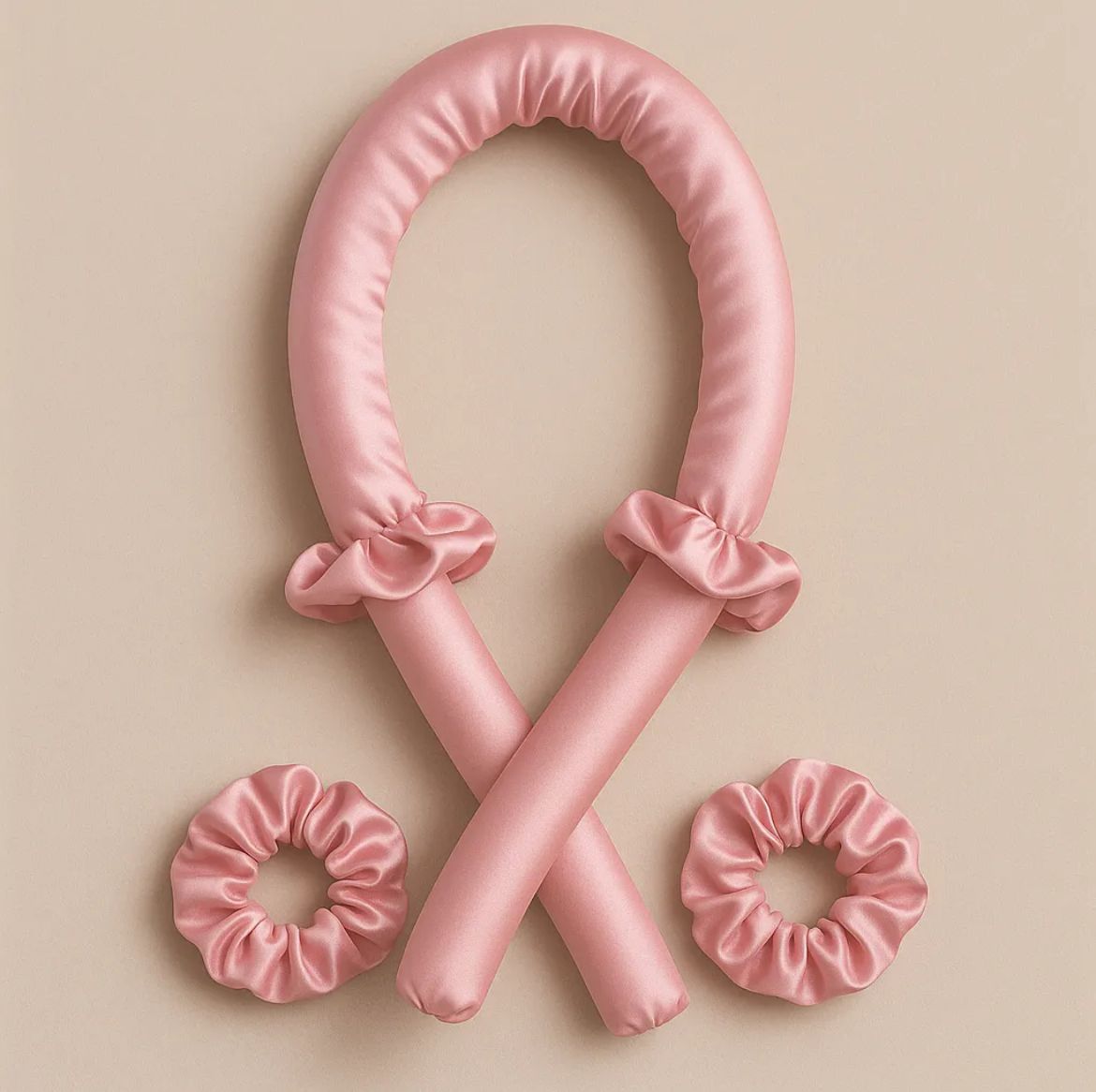 3-Piece Foam Sleep Curler Sponge Big Wavy - Heatless Hair Curler