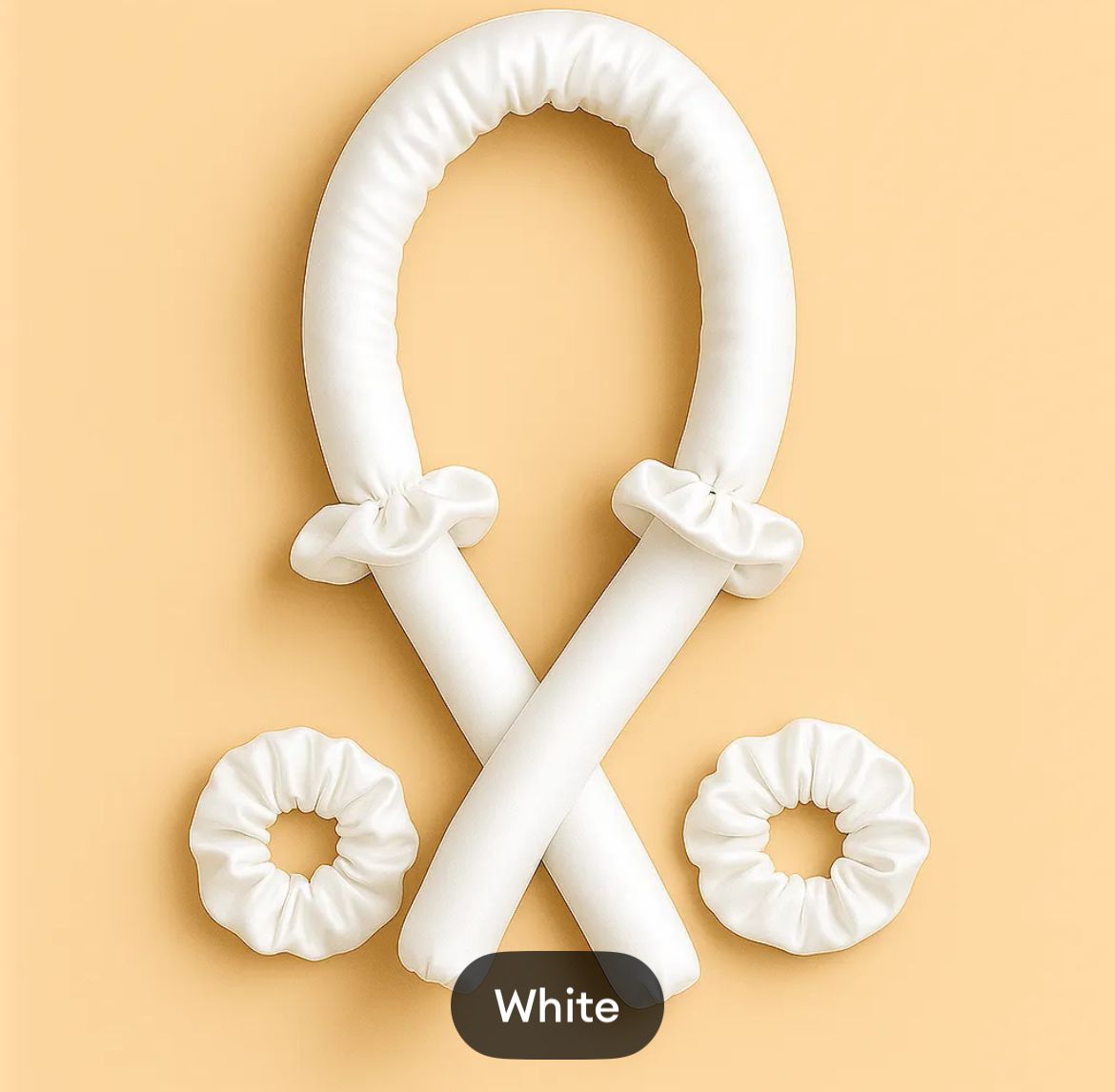 3-Piece Foam Sleep Curler Sponge Big Wavy - Heatless Hair Curler