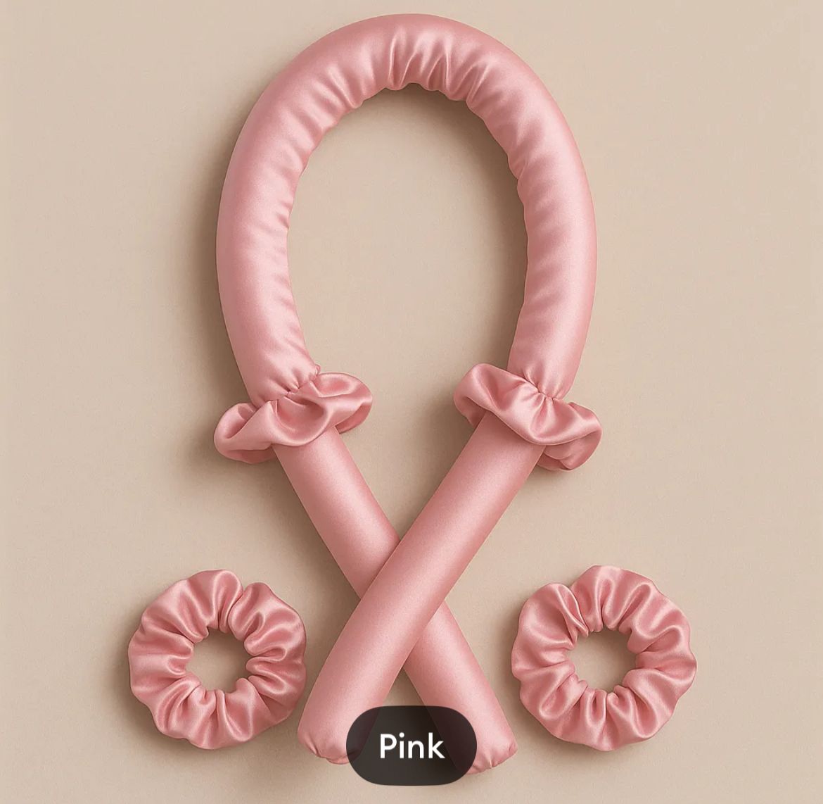 3-Piece Foam Sleep Curler Sponge Big Wavy - Heatless Hair Curler