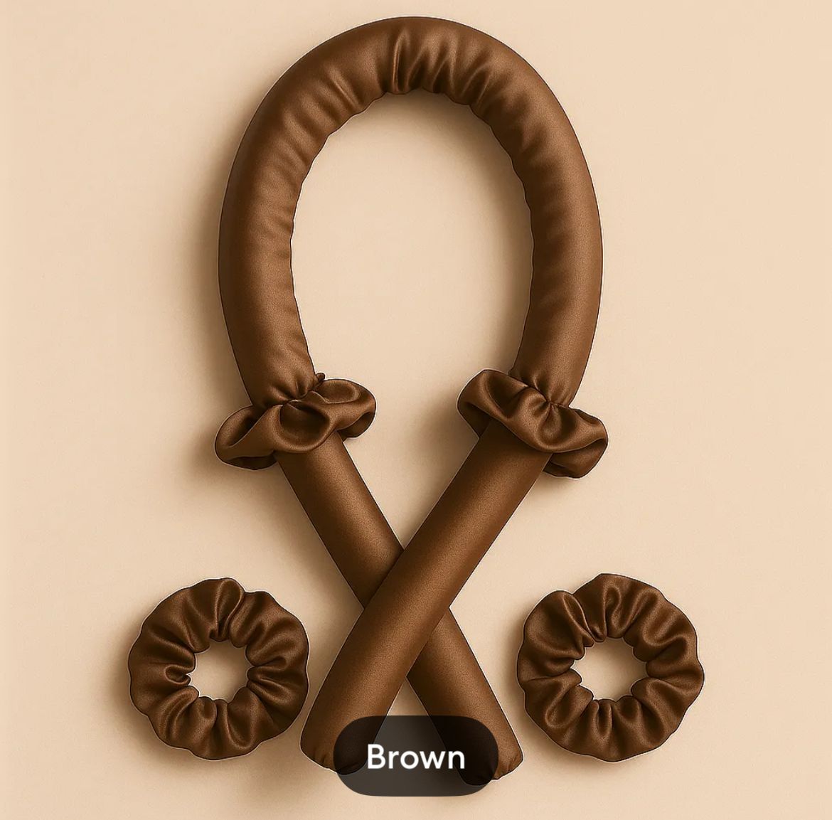 3-Piece Foam Sleep Curler Sponge Big Wavy - Heatless Hair Curler