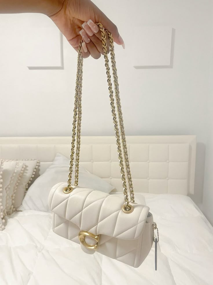 Coach Tabby Shoulder Bag 26 - White