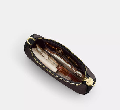 Coach Teri Shoulder Bag In Signature Canvas - Dark Brown