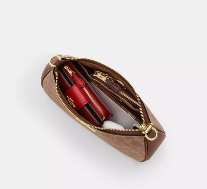 Coach Teri Shoulder Bag In Signature Canvas - Brown