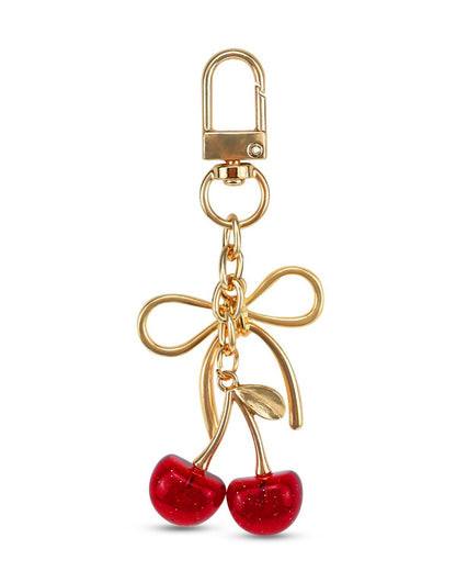 Small Coach Cherry Keychain