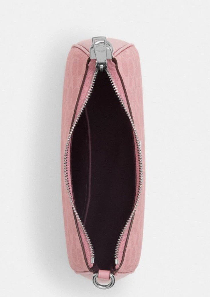 Coach Teri Shoulder Bag In Signature Canvas - Pink premium Dupe